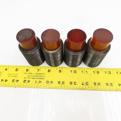 M44x1.5 Threaded Polyethylene Machine Stop Bumper Shock Absorber Lot Of 4