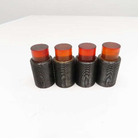 M44x1.5 Threaded Polyethylene Machine Stop Bumper Shock Absorber Lot Of 4
