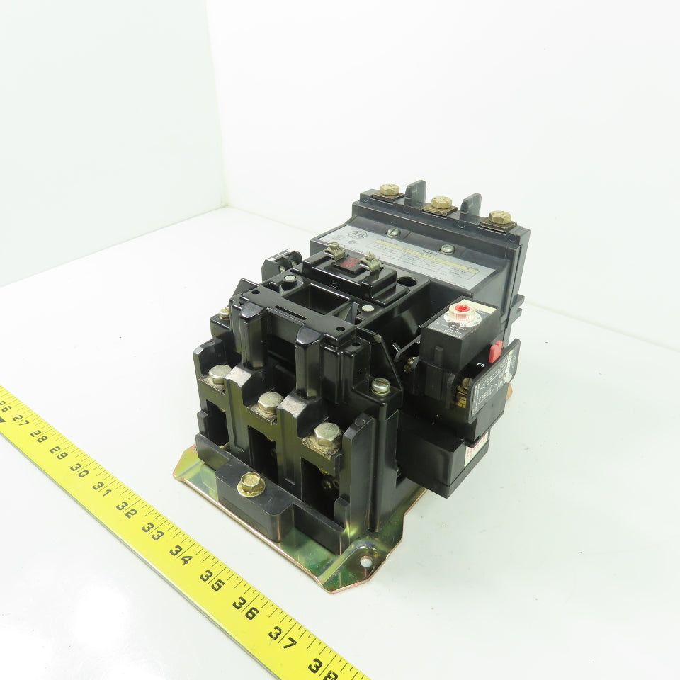 Allen Bradley 500F-D0D930 Size 3 Contactor 600VAC 90A 50Hp 120V Coil W/596-TR32