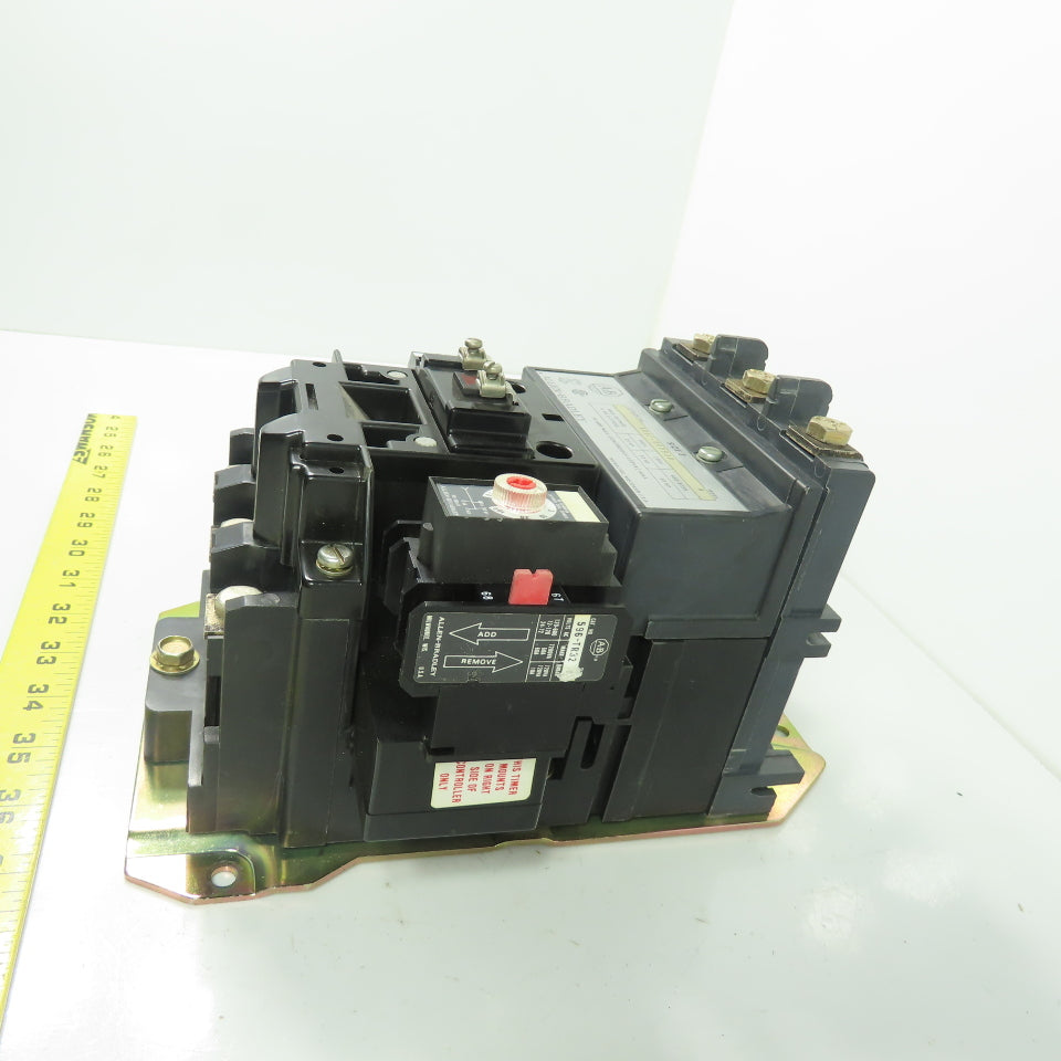 Allen Bradley 500F-D0D930 Size 3 Contactor 600VAC 90A 50Hp 120V Coil W/596-TR32