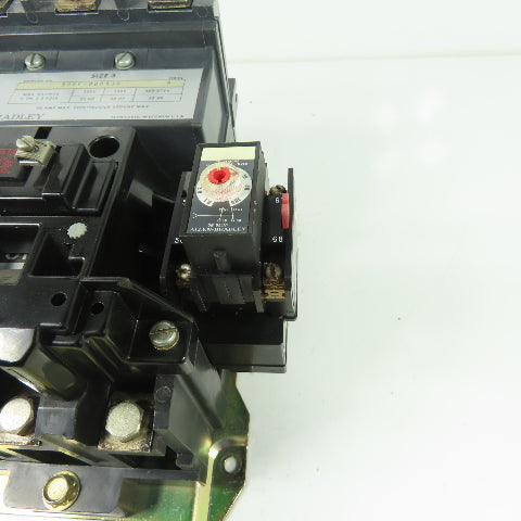 Allen Bradley 500F-D0D930 Size 3 Contactor 600VAC 90A 50Hp 120V Coil W/596-TR32