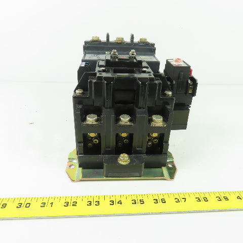Allen Bradley 500F-D0D930 Size 3 Contactor 600VAC 90A 50Hp 120V Coil W/596-TR32