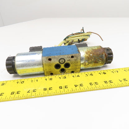 Rexroth 4WE6 E 61/EG24N9K4 4/2 Position Hydraulic Solenoid Valve 24VDC