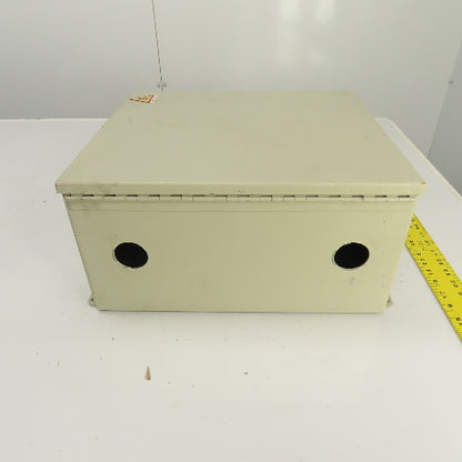 Hoffman 16"X14"X8" Steel Electrical Enclosure Wall Mount W/ Back Plate