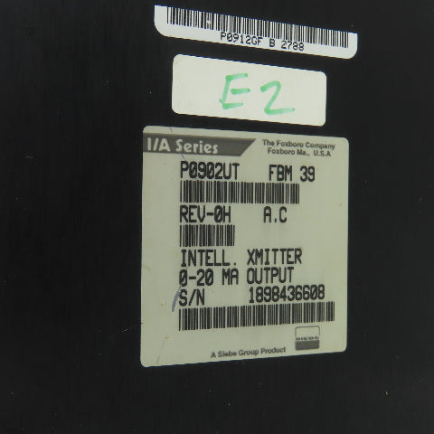 Foxboro P0902UT I/A Series Intelligent Transmitter Module 0-20 MA Output