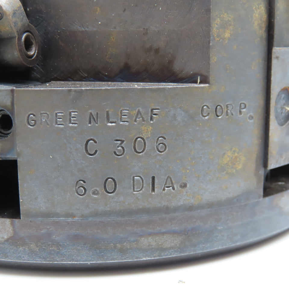 Greenleaf Corp. C 306 6" Diameter Indexing Face Mill Right Hand 6 Flute 2" Bore