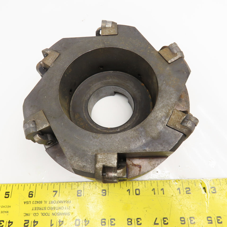 Greenleaf Corp. C 306 6" Diameter Indexing Face Mill Right Hand 6 Flute 2" Bore
