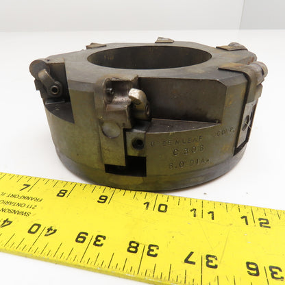 Greenleaf Corp. C 306 6" Diameter Indexing Face Mill Right Hand 6 Flute 2" Bore
