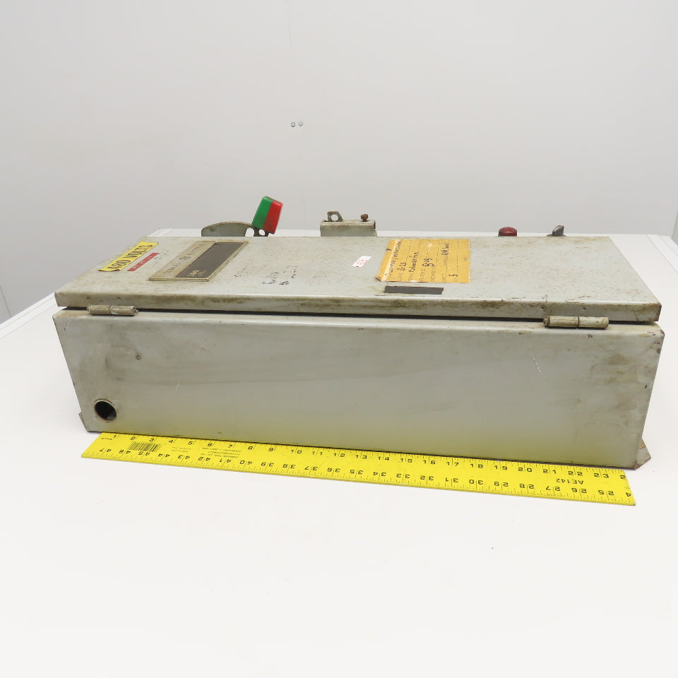 General Electric CR308 Size 0, 1 Combination Starter Disconnect 30A 600V Fused