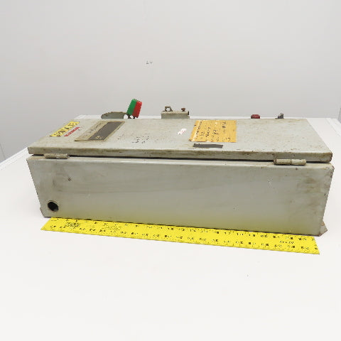 General Electric CR308 Size 0, 1 Combination Starter Disconnect 30A 600V Fused