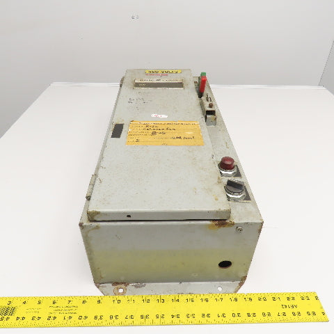General Electric CR308 Size 0, 1 Combination Starter Disconnect 30A 600V Fused
