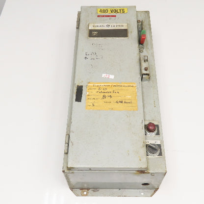 General Electric CR308 Size 0, 1 Combination Starter Disconnect 30A 600V Fused