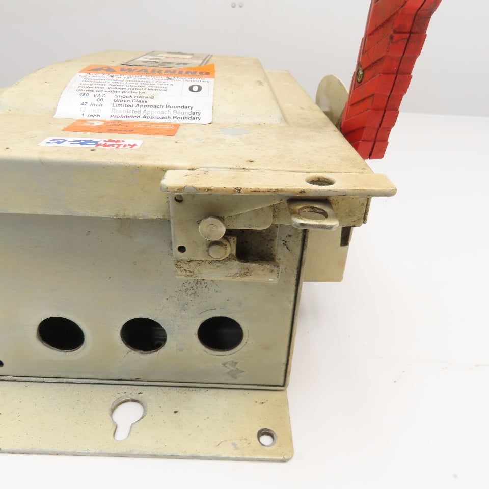 Siemens HNF361J 30A 600VAC 250VDC Dust Tight Non Fused Safety Disconnect