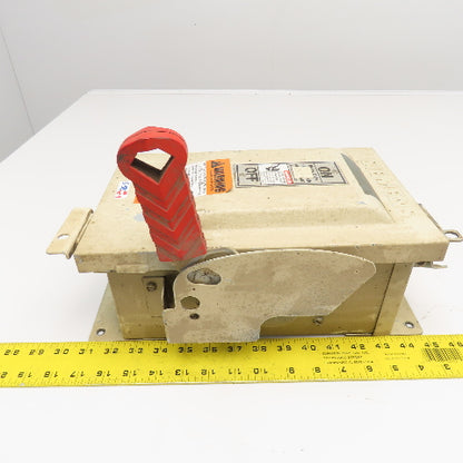 Siemens HNF361J 30A 600VAC 250VDC Dust Tight Non Fused Safety Disconnect