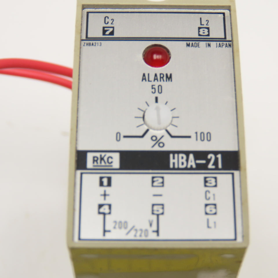 RKC HBA-21 Heater Breakage Alarm 200/220V NOS