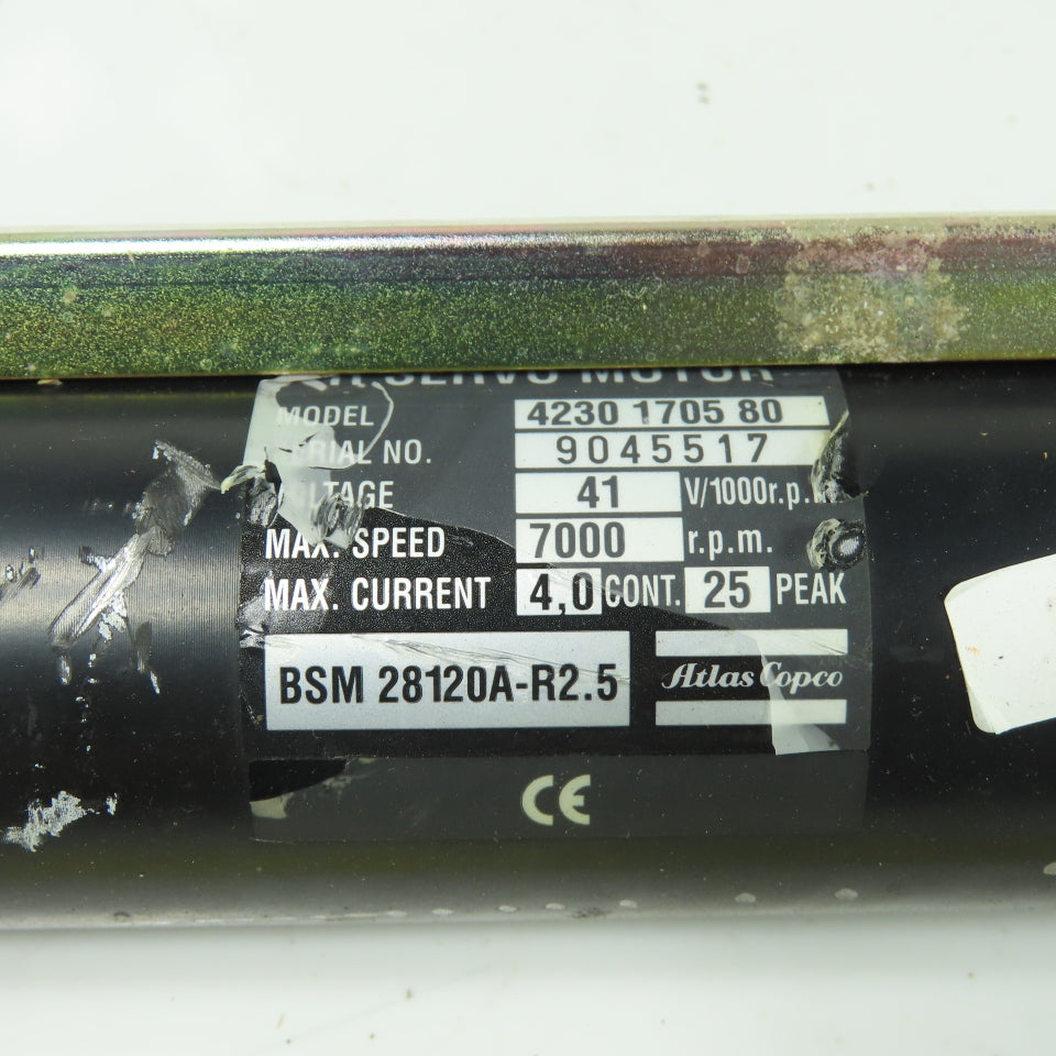 Atlas Copco QRT 62 200 4230 1705 80 5/8" Electric Nutrunner 7000RPM 41V/1000rpm