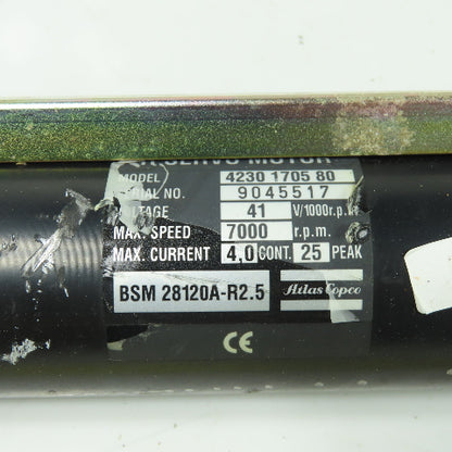 Atlas Copco QRT 62 200 4230 1705 80 5/8" Electric Nutrunner 7000RPM 41V/1000rpm