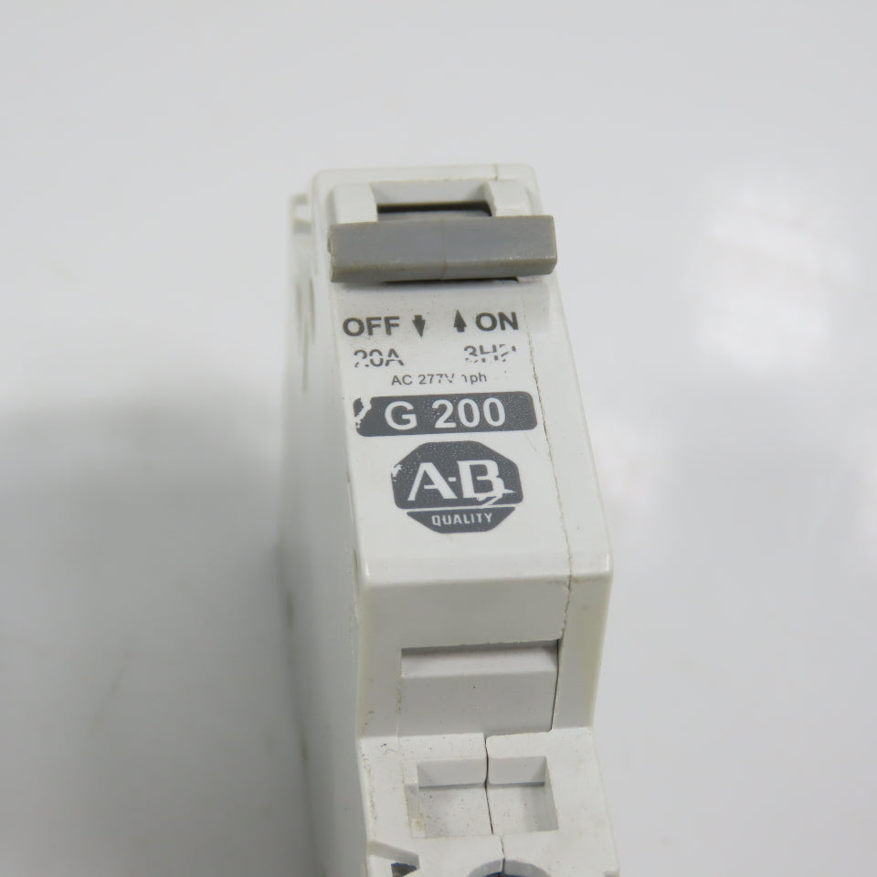 Allen Bradley 1492-CB1 20,10,2A Single Pole Rail Mount Circuit Breakers Lot Of 6