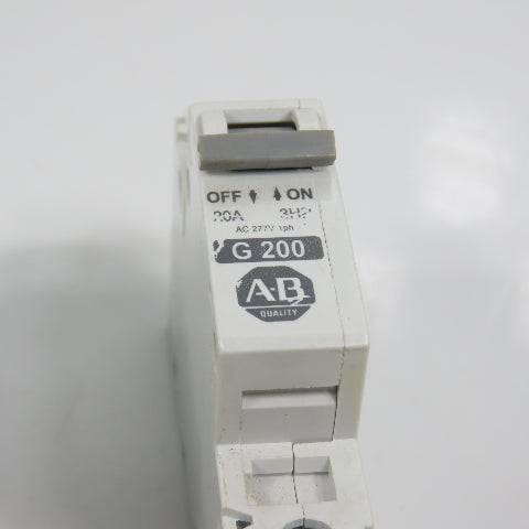 Allen Bradley 1492-CB1 20,10,2A Single Pole Rail Mount Circuit Breakers Lot Of 6