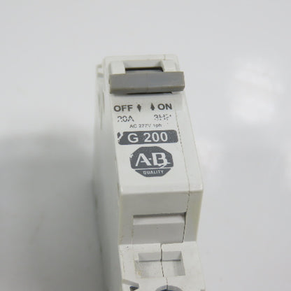 Allen Bradley 1492-CB1 20,10,2A Single Pole Rail Mount Circuit Breakers Lot Of 6