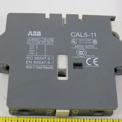 ABB CAL5-11 Auxiliary Contact Block A600 Q300 16A Lot Of 2