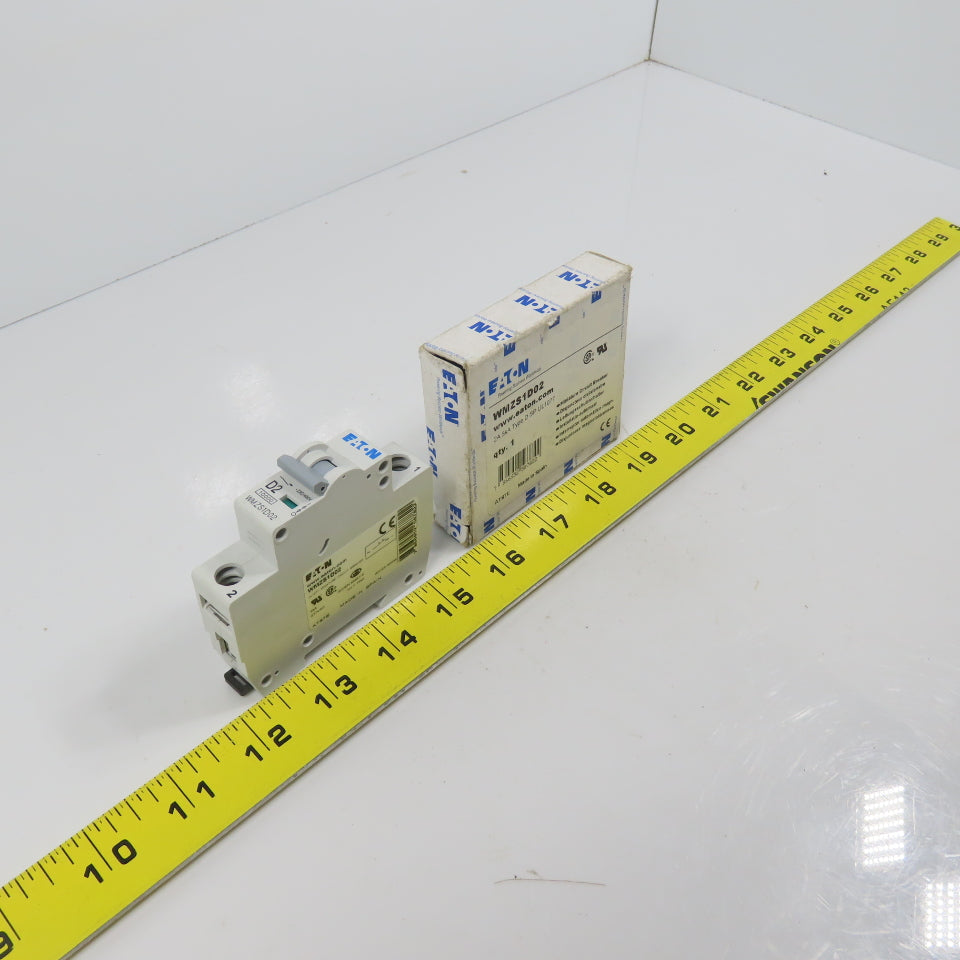 Eaton WMZS1D02 D SP UL1077 2A 1-Pole Rail Mount Circuit Breaker 230/400VAC NEW