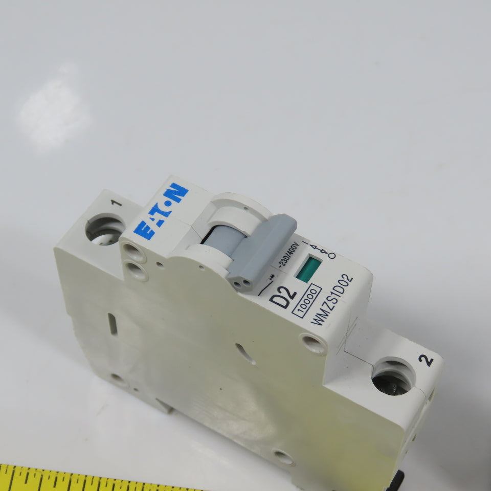 Eaton WMZS1D02 D SP UL1077 2A 1-Pole Rail Mount Circuit Breaker 230/400VAC NEW