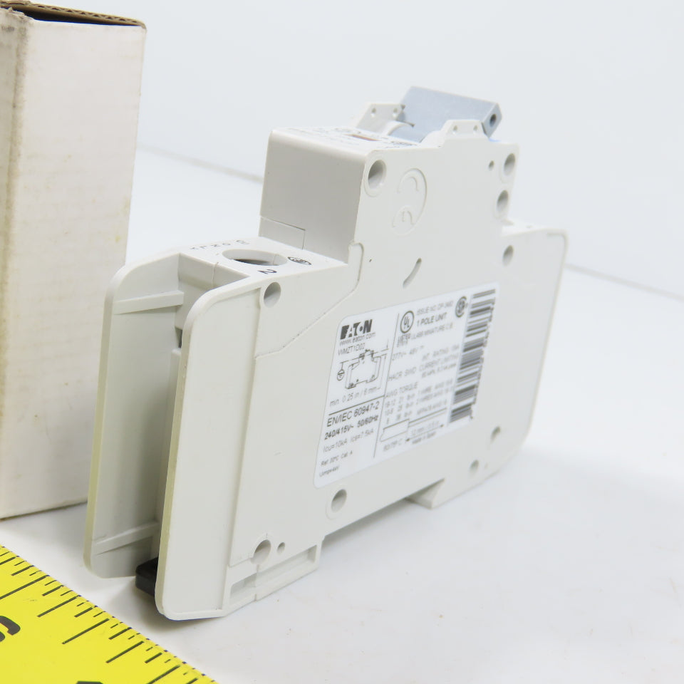 Eaton WMZT1D02 D TP UL489BT 2A 1-Pole Rail Mount Circuit Breaker 277VAC NEW