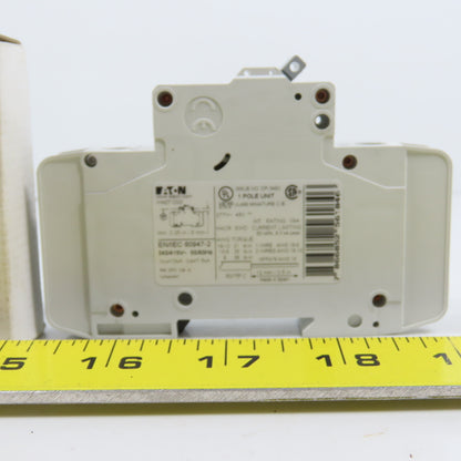 Eaton WMZT1D02 D TP UL489BT 2A 1-Pole Rail Mount Circuit Breaker 277VAC NEW