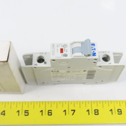 Eaton WMZT1D02 D TP UL489BT 2A 1-Pole Rail Mount Circuit Breaker 277VAC NEW