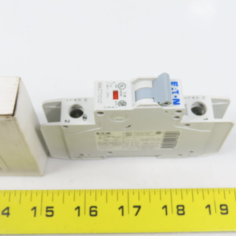Eaton WMZT1D02 D TP UL489BT 2A 1-Pole Rail Mount Circuit Breaker 277VAC NEW
