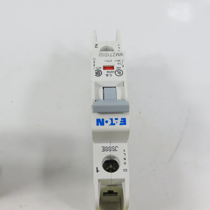 Eaton WMZT1D02 D TP UL489BT 2A 1-Pole Rail Mount Circuit Breaker 277VAC NEW