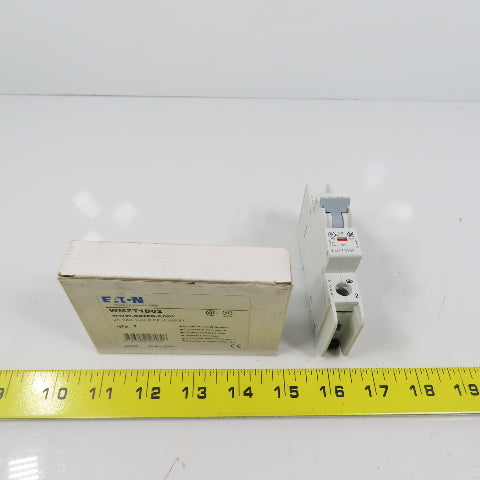 Eaton WMZT1D02 D TP UL489BT 2A 1-Pole Rail Mount Circuit Breaker 277VAC NEW