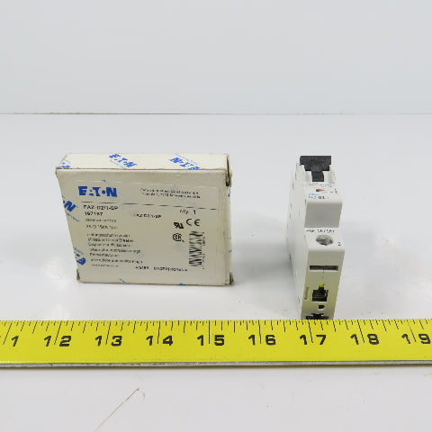 Eaton FAZ-D2/1-SP 2A Single Pole Rail Mount Circuit Breaker 230-415V NEW