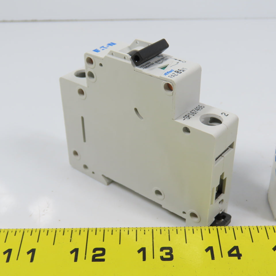 Eaton FAZ-B5/1-SP 5A Single Pole Rail Mount Circuit Breaker 230-400V NEW