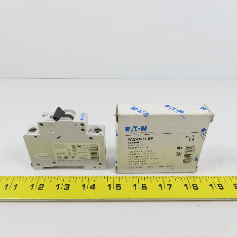 Eaton FAZ-B5/1-SP 5A Single Pole Rail Mount Circuit Breaker 230-400V NEW