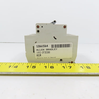 Allen Bradley 1492-SP3B300 Ser C 30A 3-Pole Rail Mount Circuit Breaker 415VAC