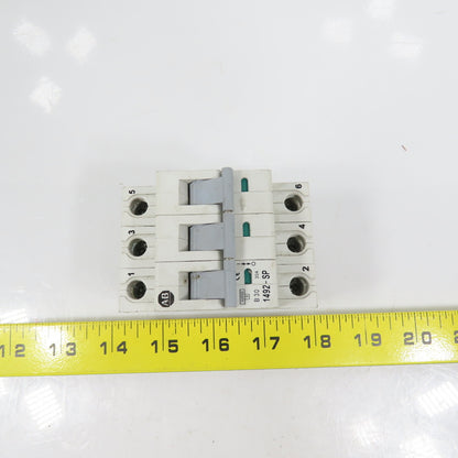 Allen Bradley 1492-SP3B300 Ser C 30A 3-Pole Rail Mount Circuit Breaker 415VAC