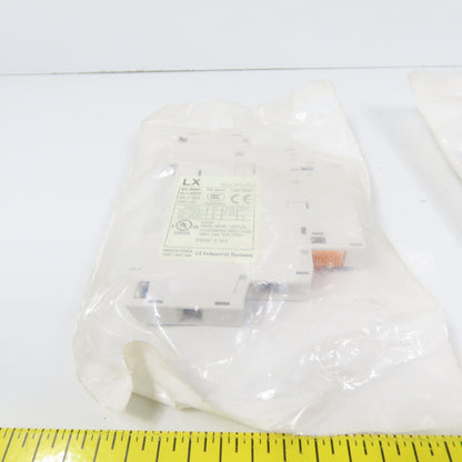 LS Industrial MMS-LX-02 Side Mounting Auxiliary Switch 2NC Lot Of 2 NEW