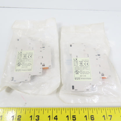 LS Industrial MMS-LX-02 Side Mounting Auxiliary Switch 2NC Lot Of 2 NEW