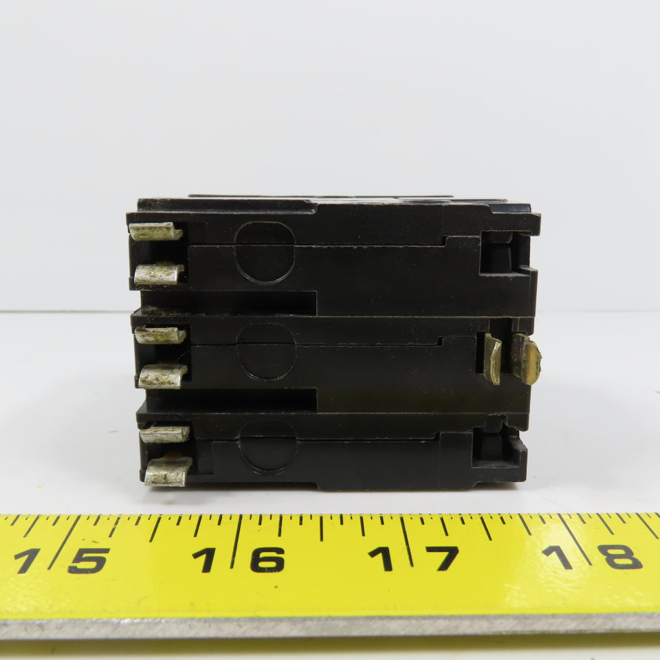 Square D MJ-5438 Type QO 20A 3-Pole Plug-On Circuit Breaker 240VAC