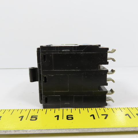 Square D MJ-5438 Type QO 20A 3-Pole Plug-On Circuit Breaker 240VAC