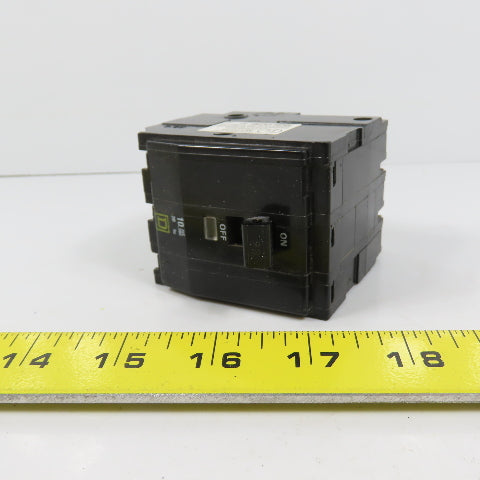 Square D MJ-5438 Type QO 20A 3-Pole Plug-On Circuit Breaker 240VAC