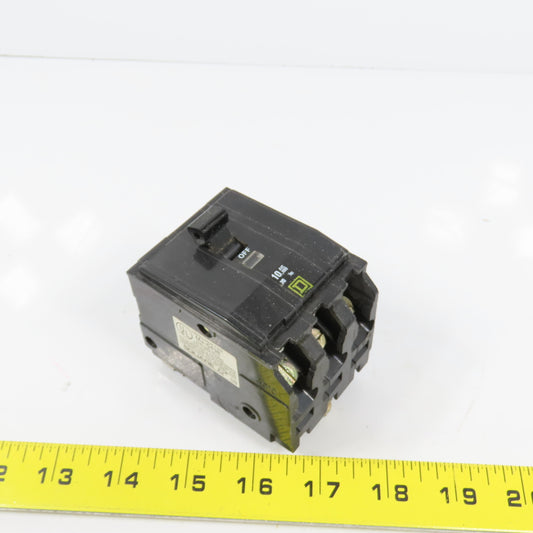 Square D MJ-5438 Type QO 20A 3-Pole Plug-On Circuit Breaker 240VAC