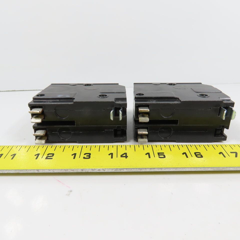Square D Type QO 30A 2-Pole Plug-On Circuit Breaker Lot Of 2