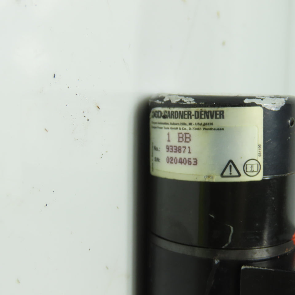 Gardner Denver 1B050A 927342 1BB 933871 Cooper Electric Nutrunner Splined End