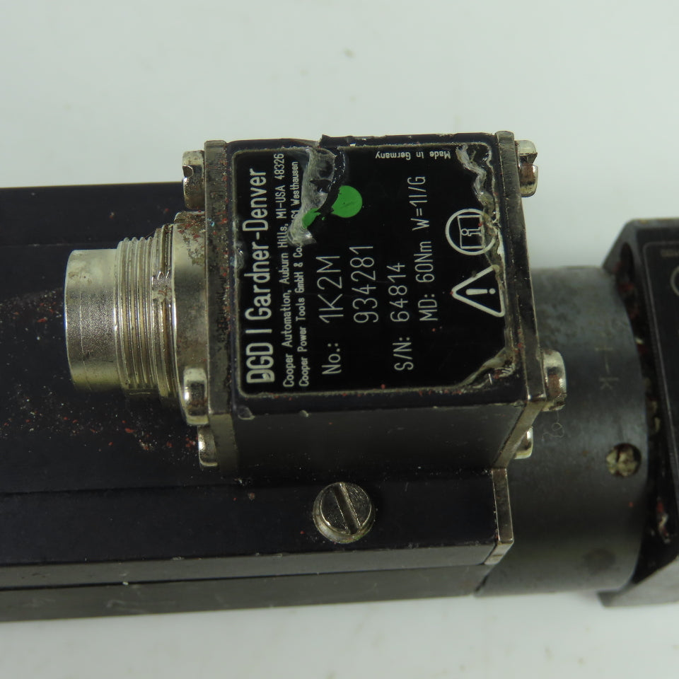 Gardner Denver 1B050A 927342 1BB 933871 Cooper Electric Nutrunner Splined End