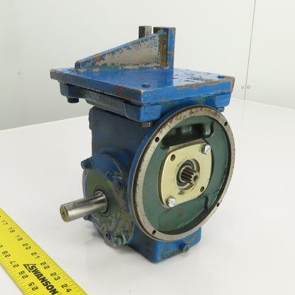 Reliance 56WG16B 50:1 Ratio Right Angle Gear Reducer 1/3HP 35RPM Output