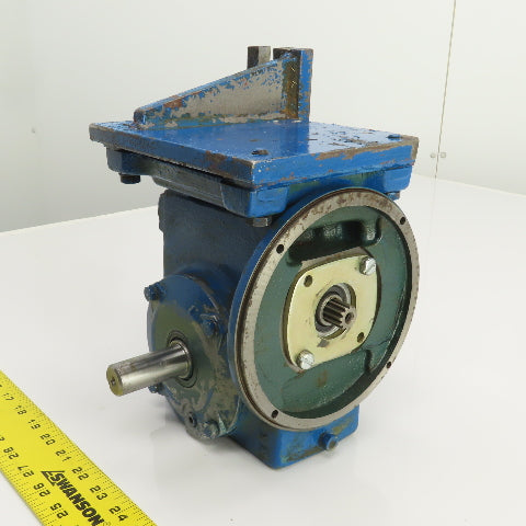 Reliance 56WG16B 50:1 Ratio Right Angle Gear Reducer 1/3HP 35RPM Output