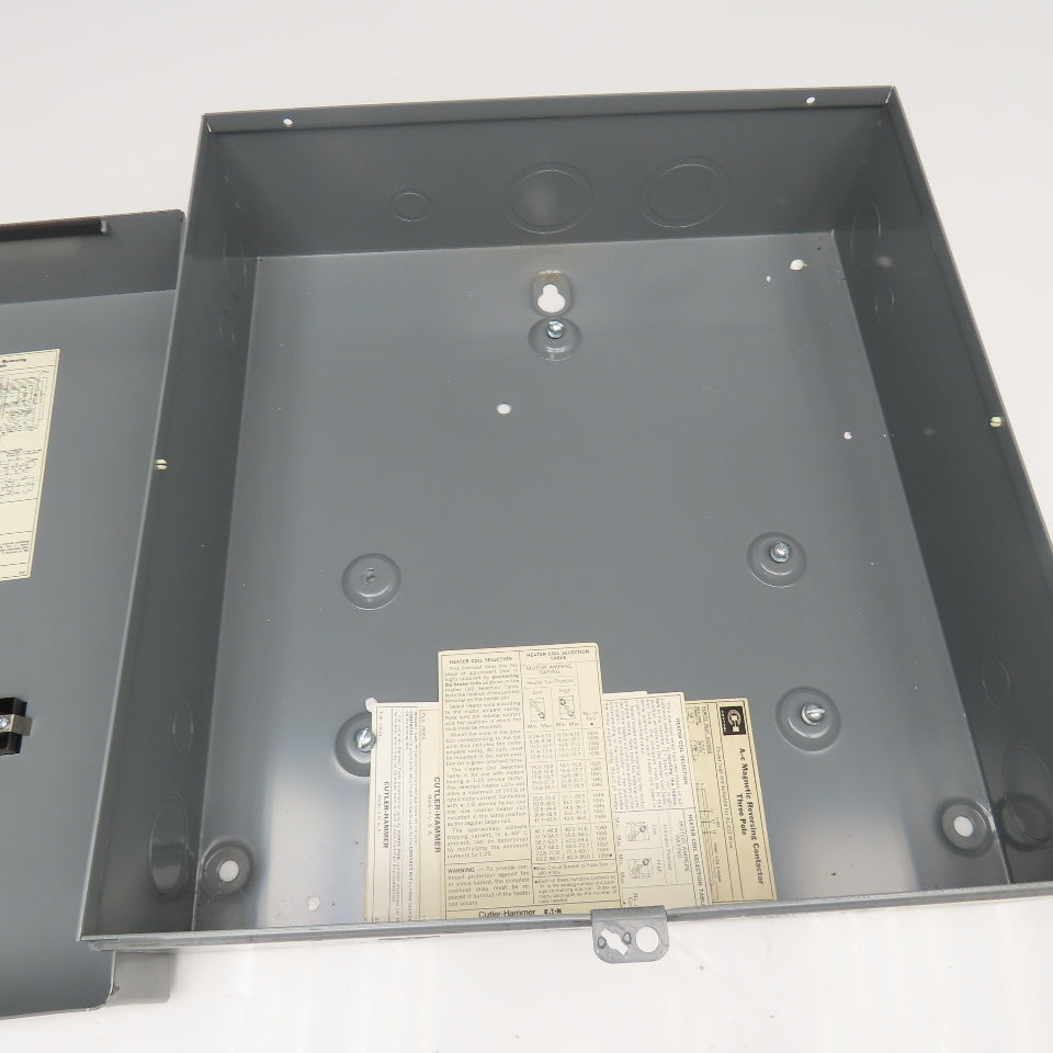 Cutler Hammer Reversing Starter Electrical Enclosure Only 17" x 18" x 7-1/2"